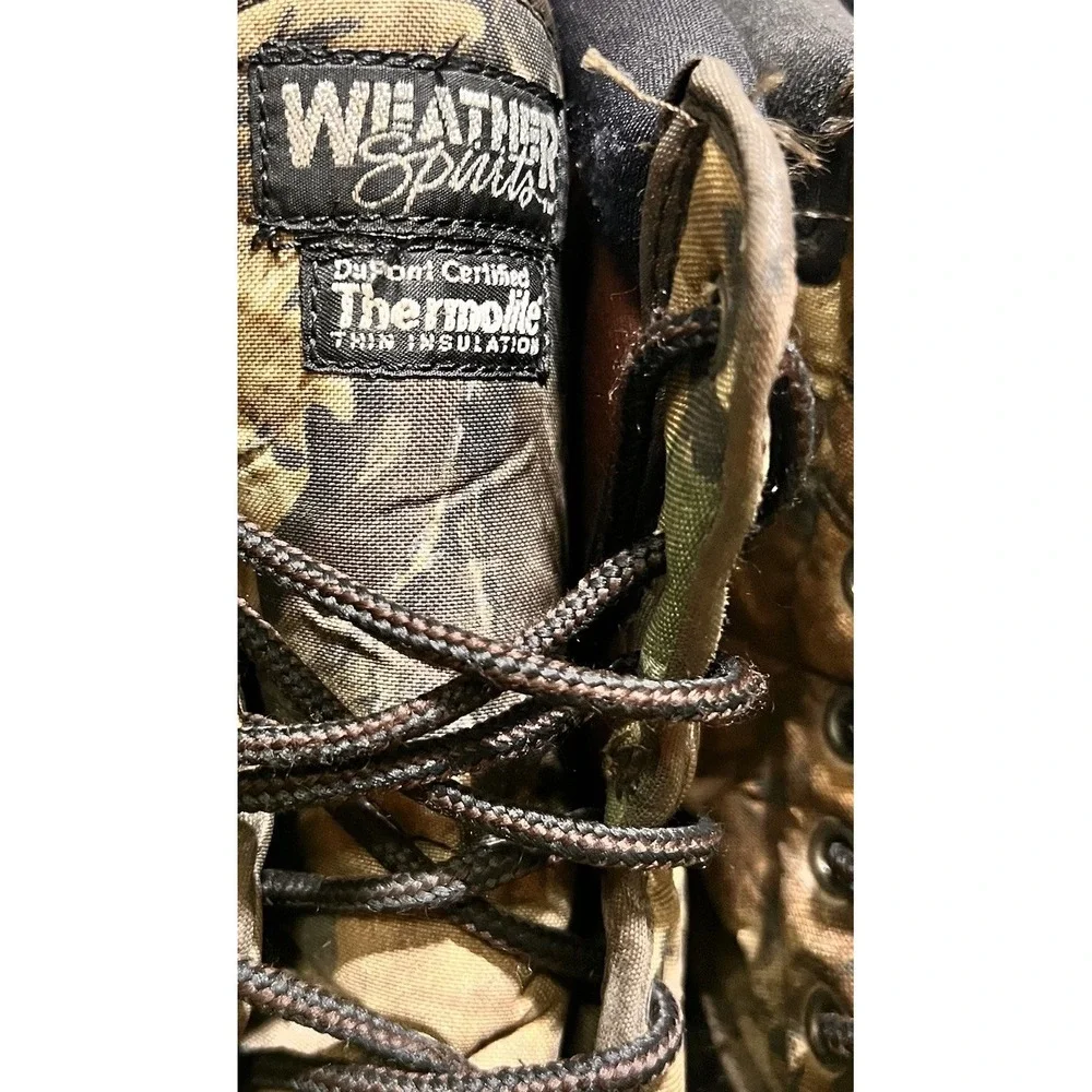 Vintage Camo‎ Duck Boots Mens SZ 9 Real Tree Thinsulate USA Made Hunting Outdoor